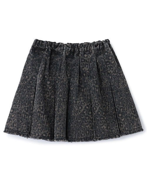 X-girl Stages（エックスガールステージス）の「ピグメントプリーツスカート（デニムスカート・キッズ・ブルー/カラフル・140cm/130cm/90cm/100cm/120cm/110cm）」の22枚目の写真