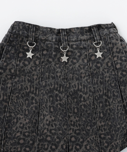 X-girl Stages（エックスガールステージス）の「ピグメントプリーツスカート（デニムスカート・キッズ・ブルー/カラフル・140cm/130cm/90cm/100cm/120cm/110cm）」の21枚目の写真