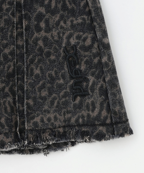 X-girl Stages（エックスガールステージス）の「ピグメントプリーツスカート（デニムスカート・キッズ・ブルー/カラフル・140cm/130cm/90cm/100cm/120cm/110cm）」の18枚目の写真