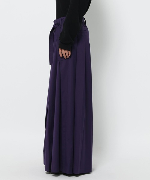 HARE（ハレ）の「YOSEレイヤードパンツ(HARE)（スラックス・メンズ・ブラック/グレー系その他/パープル・MEDIUM/SMALL）」の19枚目の写真