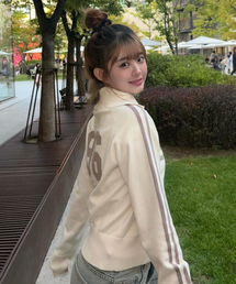ROCKCAKE（ロックケーキ）の「Sports 96 Full Zip Cardigan - Ivory（カーディガン/ボレロ）」