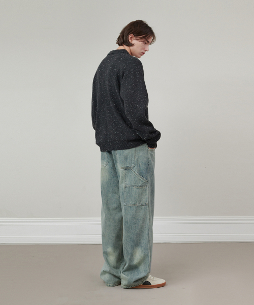 GLW(ジーエルダブリュ)の「オーバーサイズボカシカラーニットチャコール(ニット/セーター・レディース・その他・SMALL/MEDIUM/LARGE)」の7枚目の写真