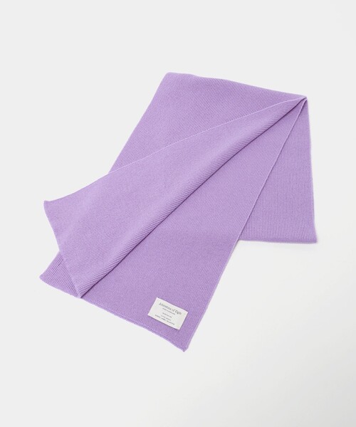 Johnstons of Elgin（ジョンストンズオブエルガン）の「【別注】＜Johnstons of Elgin＞ニット マフラー（マフラー・レディース・ライラック/レッド/ライトグレー/ベージュ・FREE）」の6枚目の写真