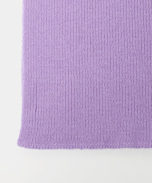 Johnstons of Elgin（ジョンストンズオブエルガン）の「【別注】＜Johnstons of Elgin＞ニット マフラー（マフラー・レディース・ライラック/レッド/ライトグレー/ベージュ・FREE）」の7枚目の写真