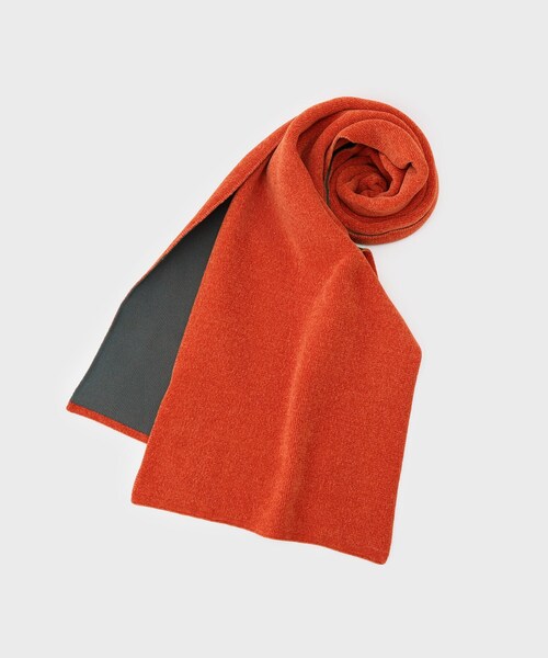 THE SHOP TK （ザ ショップ ティーケー ）の「モールニットマフラー（マフラー・メンズ・チャコールグレー/レンガ/ダークブラウン・00）」の4枚目の写真