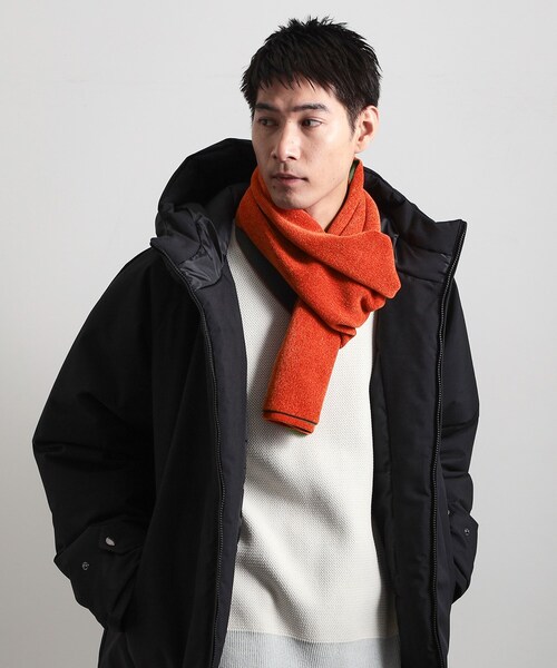 THE SHOP TK （ザ ショップ ティーケー ）の「モールニットマフラー（マフラー・メンズ・チャコールグレー/レンガ/ダークブラウン・00）」の6枚目の写真