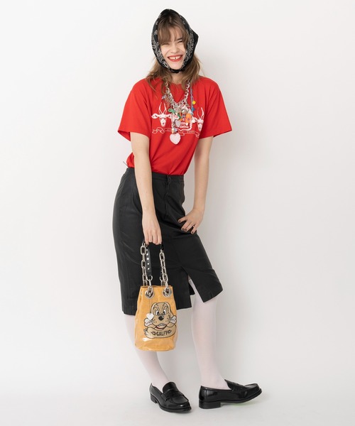 HEY!MrsROSE(ヘイミセスローズ)の「HEY! Mrs ROSE(ヘイ!ミセスローズ)HEY!Mr.GALFY シールド巾着(ハンドバッグ・レディース・ベージュ・FREE)」の13枚目の写真