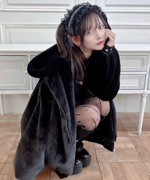 クロス刺繍ファーブルゾン（ブルゾン）｜MA*RS（アメーバーマーズ）の