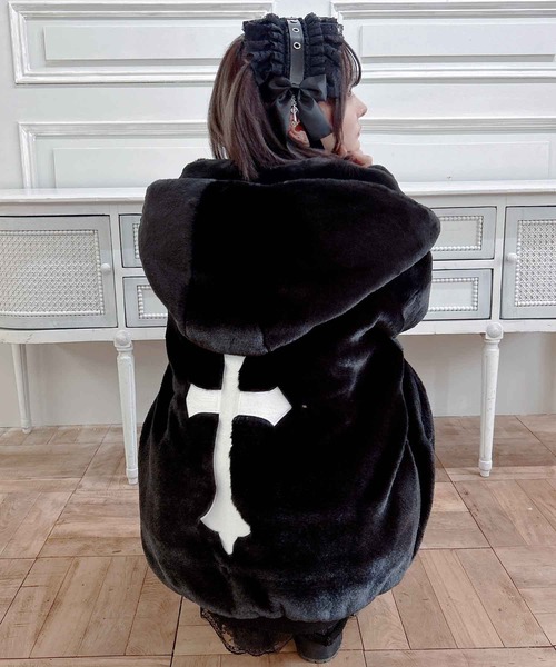 クロス刺繍ファーブルゾン（ブルゾン）｜MA*RS（アメーバーマーズ）の