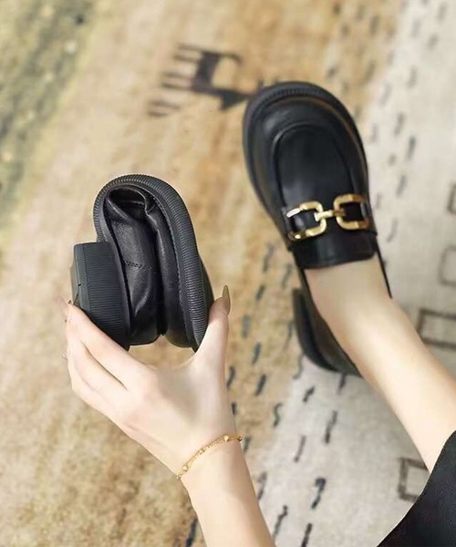 shoes365（シューズスリーシックスファイヴ）の「ビットローファー（ローファー・レディース・ブラック・23.5cm/24.0cm/25.0cm/24.5cm/23.0cm）」の7枚目の写真