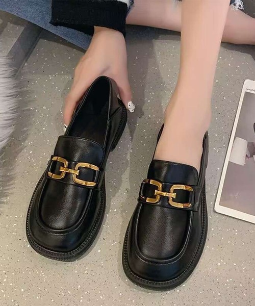 shoes365（シューズスリーシックスファイヴ）の「ビットローファー（ローファー・レディース・ブラック・23.5cm/24.0cm/25.0cm/24.5cm/23.0cm）」の5枚目の写真