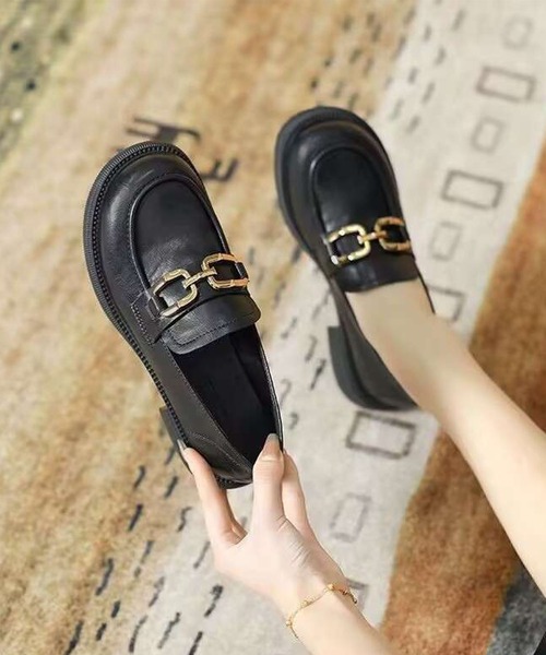 shoes365（シューズスリーシックスファイヴ）の「ビットローファー（ローファー・レディース・ブラック・23.5cm/24.0cm/25.0cm/24.5cm/23.0cm）」の6枚目の写真