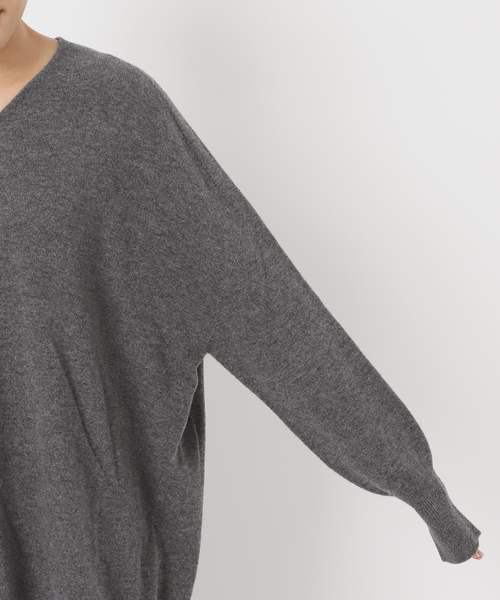 追加3》Fineニュージーウール ニュアンス Vプルオーバー（ニット