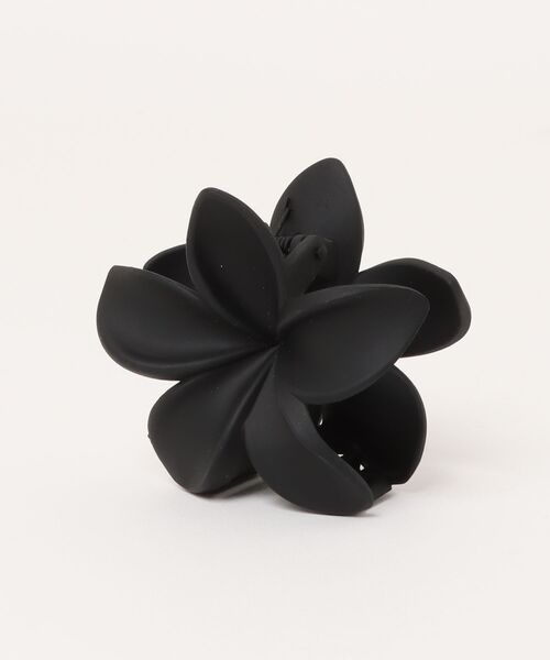 Fun & Daily(ファンアンドデイリー)の「F&D : マットカラーハイビスカスヘアクリップ(バレッタ/ヘアクリップ・レディース・ブラック/ネイビー/ブルー・FREE)」の2枚目の写真