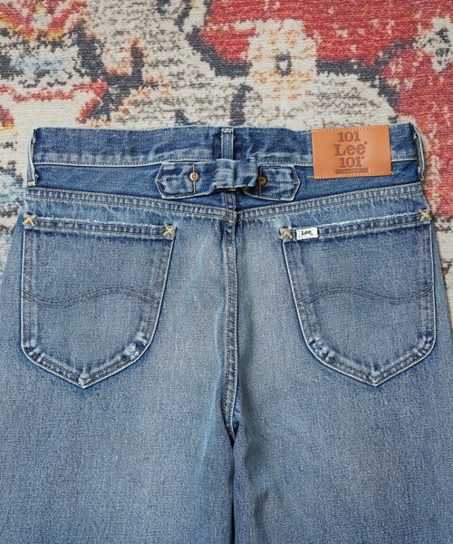 Lee(リー)の「【101 101周年記念特別モデル】HIGH-RISE RELAXED STRAIGHT デニムパンツ(デニムパンツ・レディース・ブルー・SMALL/X-SMALL/MEDIUM)」の7枚目の写真