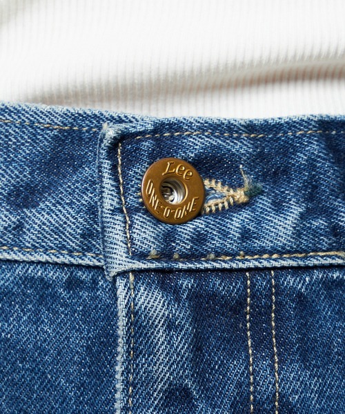 Lee(リー)の「【101 101周年記念特別モデル】HIGH-RISE RELAXED STRAIGHT デニムパンツ(デニムパンツ・レディース・ブルー・SMALL/X-SMALL/MEDIUM)」の9枚目の写真