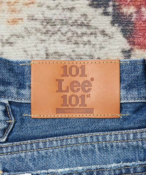 Lee(リー)の「【101 101周年記念特別モデル】HIGH-RISE RELAXED STRAIGHT デニムパンツ(デニムパンツ・レディース・ブルー・SMALL/X-SMALL/MEDIUM)」の10枚目の写真