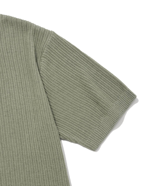 COVERNAT(カバーナット)の「クロシェカラー ハーフニット カーキ(ニット/セーター・レディース・その他・X-LARGE/X-SMALL/XX-LARGE/LARGE/MEDIUM/SMALL)」の4枚目の写真