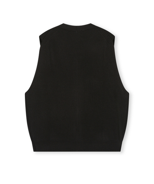 BESLOW(ビースロー)の「MILITARY KNIT ZIP-UP VEST BLACK(ベスト・メンズ・その他・SMALL/MEDIUM/LARGE/X-LARGE)」の6枚目の写真