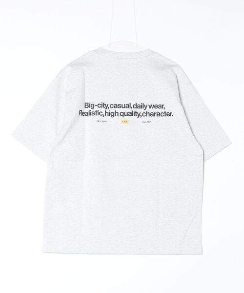FAT（エフエイティー）の「SIGNATee（Tシャツ/カットソー・メンズ・ブラック/イエロー/ライトグレー/ホワイト・JUMBO(XXL)/FAT(XL)/SKINNY(L)/TITCH(M)）」の5枚目の写真