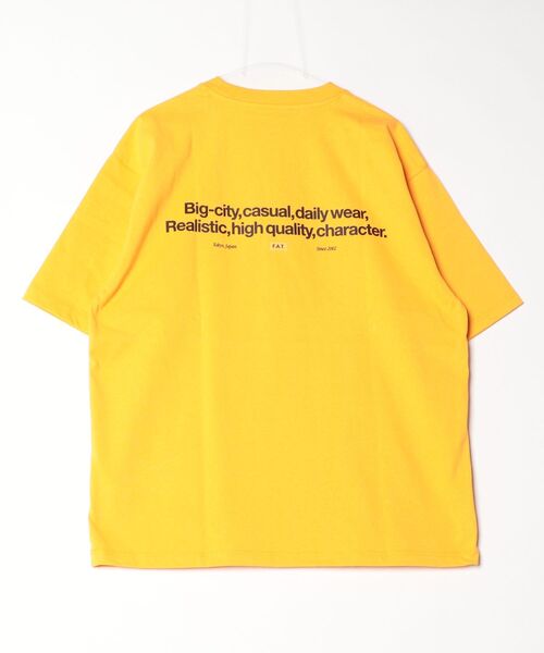FAT（エフエイティー）の「SIGNATee（Tシャツ/カットソー・メンズ・ブラック/イエロー/ライトグレー/ホワイト・JUMBO(XXL)/FAT(XL)/SKINNY(L)/TITCH(M)）」の8枚目の写真