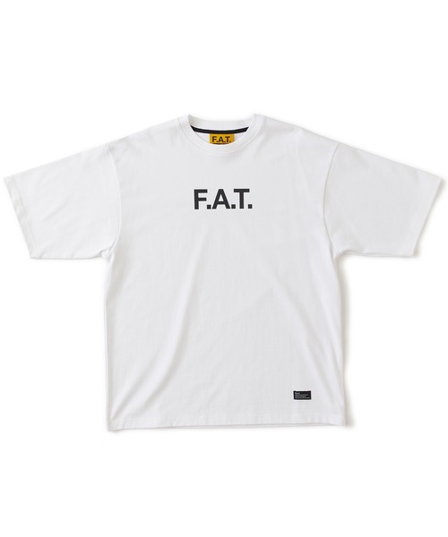 FAT（エフエイティー）の「SIGNATee（Tシャツ/カットソー・メンズ・ブラック/イエロー/ライトグレー/ホワイト・JUMBO(XXL)/FAT(XL)/SKINNY(L)/TITCH(M)）」の2枚目の写真
