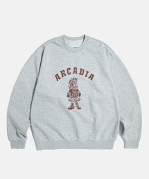 Knight Mascot Heavyweight Sweatshirt Grey