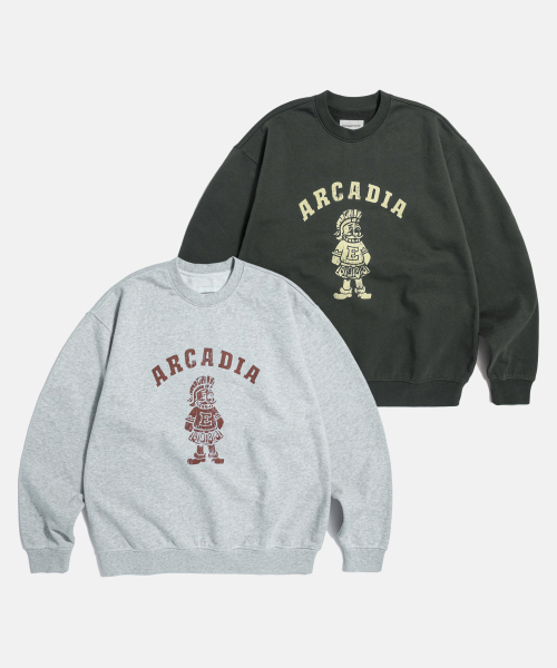 ESPIONAGE（エスピオナジ）の「Knight Mascot Heavyweight Sweatshirt Grey（スウェット・レディース・その他・MEDIUM/LARGE/X-LARGE）」の3枚目の写真