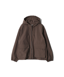 Breeze Cotton hood Jacket Brown