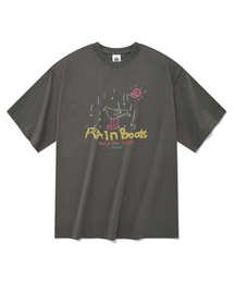 レイン半袖Tシャツグレー