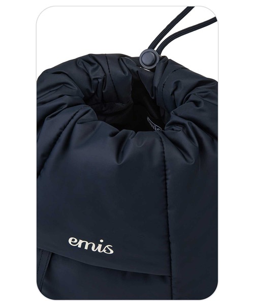 EMIS（イミス）の「PADDED ZIP POCKET SLING BAG（ショルダーバッグ・レディース・ベージュ/ネイビー・FREE）」の22枚目の写真
