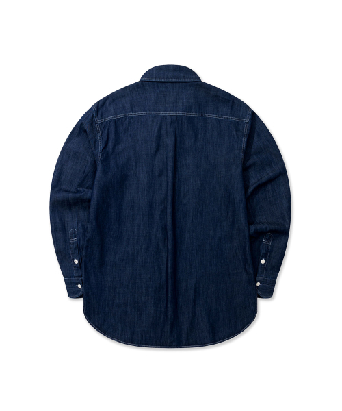 PRODESHIRT（プロデシャツ）の「[コンフォート] ナチュラルデニムワークシャツ (濃紺)（シャツ/ブラウス・メンズ・その他・MEDIUM/LARGE/X-LARGE）」の2枚目の写真