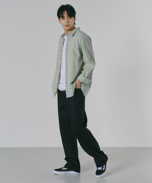 LXT（エルエックスティー）の「サマーコットンリネンセミオーバーシャツ[パステルグリーン]（シャツ/ブラウス・レディース・その他・MEDIUM/LARGE/X-LARGE/XX-LARGE）」の2枚目の写真