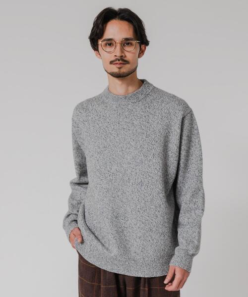 セール】MIX MOULINE CREW-NECK KNIT（ニット/セーター）｜URBAN