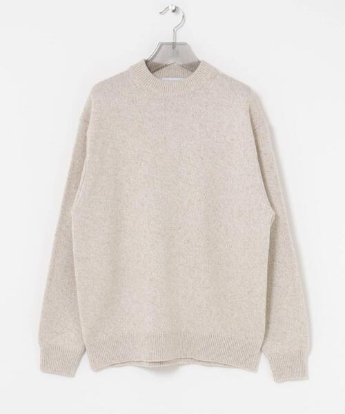 URBAN RESEARCH(アーバンリサーチ)の「MIX MOULINE CREW-NECK KNIT(ニット/セーター・メンズ・ベージュ/グリーン/グレー/ブルー・MEDIUM/LARGE)」の6枚目の写真