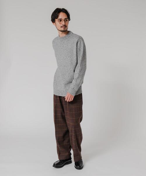 URBAN RESEARCH(アーバンリサーチ)の「MIX MOULINE CREW-NECK KNIT(ニット/セーター・メンズ・ベージュ/グリーン/グレー/ブルー・MEDIUM/LARGE)」の12枚目の写真