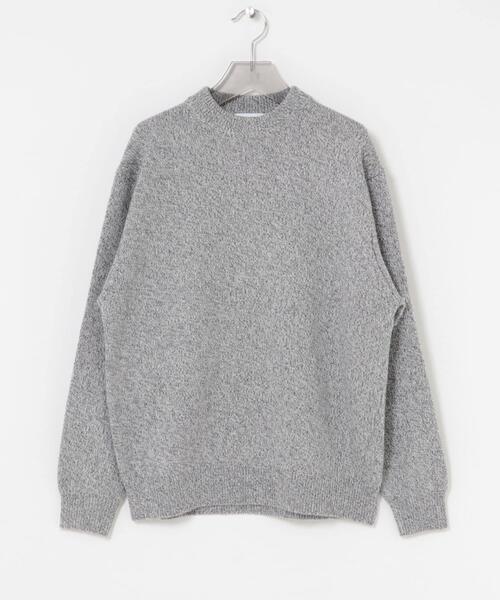 URBAN RESEARCH(アーバンリサーチ)の「MIX MOULINE CREW-NECK KNIT(ニット/セーター・メンズ・ベージュ/グリーン/グレー/ブルー・MEDIUM/LARGE)」の14枚目の写真