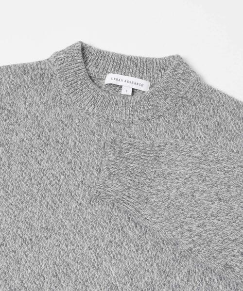 URBAN RESEARCH(アーバンリサーチ)の「MIX MOULINE CREW-NECK KNIT(ニット/セーター・メンズ・ベージュ/グリーン/グレー/ブルー・MEDIUM/LARGE)」の15枚目の写真