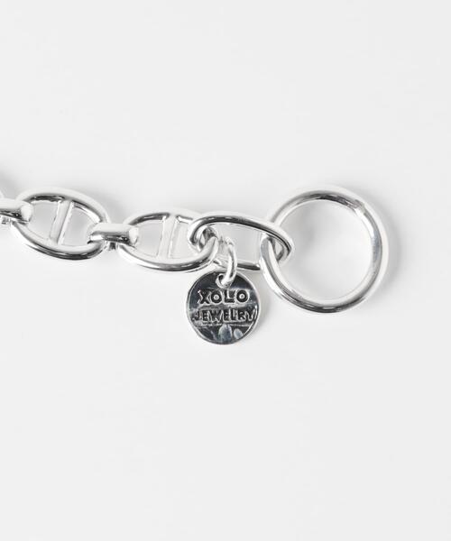 XOLO（ショロ）の「XOLO　ANCHOR LINK BRACELET（ブレスレット・メンズ・シルバー・19）」の4枚目の写真