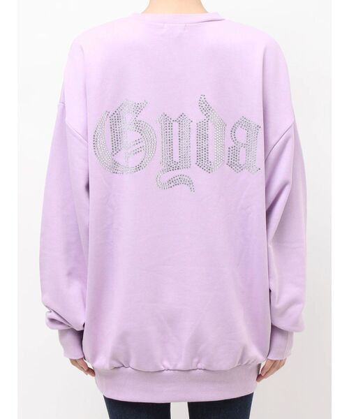 GYDA(ジェイダ)の「GG BACK bijou プルオーバー(スウェット・レディース・ピンク/パープル/オレンジ/オフホワイト/ブラック・FREE)」の16枚目の写真