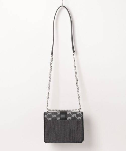MICHAEL KORS(マイケルコース)の「GREENWICH フラップ クロスボディ スモール - MKシグネチャー(ショルダーバッグ・レディース・ブラック・FREE)」の2枚目の写真