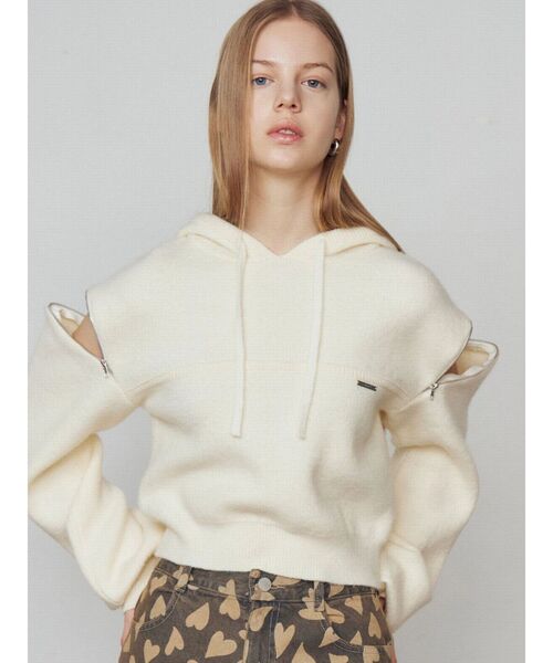 セール】マルチオープンニットフーディ（パーカー）｜EMODA（エモダ