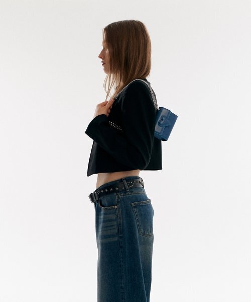 CHRISTINE PROJECT(クリスティンプロジェクト)の「TWIST HEART MICRO BAG(BLUE SLUSH)(メッセンジャーバッグ・レディース・その他・FREE)」の4枚目の写真