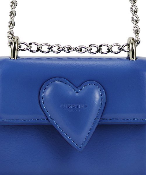 CHRISTINE PROJECT(クリスティンプロジェクト)の「TWIST HEART MICRO BAG(BLUE SLUSH)(メッセンジャーバッグ・レディース・その他・FREE)」の9枚目の写真