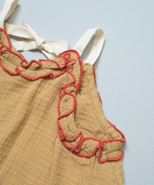 MARKEY'S（マーキーズ）の「Wガーゼキャミワンピース（ワンピース・キッズ・ブラック/ベージュ/ピンク・LL/L/M/S/XS）」の14枚目の写真