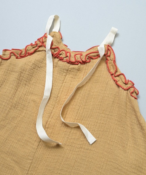 MARKEY'S（マーキーズ）の「Wガーゼキャミワンピース（ワンピース・キッズ・ブラック/ベージュ/ピンク・LL/L/M/S/XS）」の15枚目の写真