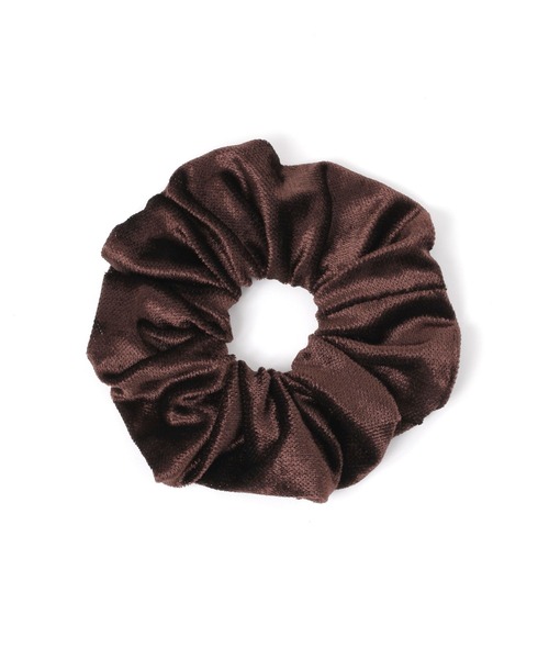 GLOBAL WORK（グローバルワーク）の「ベロアシュシュSS/635202（シュシュ・レディース・グレー/ダークブラウン/ブラック・FREE）」の3枚目の写真