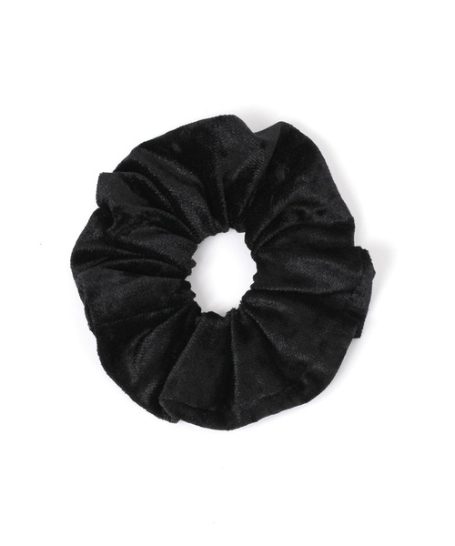 GLOBAL WORK（グローバルワーク）の「ベロアシュシュSS/635202（シュシュ・レディース・グレー/ダークブラウン/ブラック・FREE）」の2枚目の写真