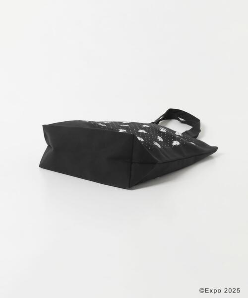 THE GOODLAND MARKET（ザグッドランドマーケット）の「EXPO2025 TOTE-DOT M（トートバッグ・レディース・ブラック/ホワイト・MEDIUM）」の10枚目の写真
