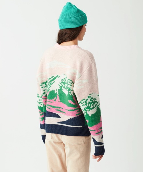 PICTURE ORGANIC CLOTHING（ピクチャーオーガニッククロージング）の「【PICTURE/ピクチャー】WAK KNIT　ニット　セーター　総柄（ニット/セーター・レディース・マルチ・LARGE/MEDIUM/X-LARGE）」の3枚目の写真